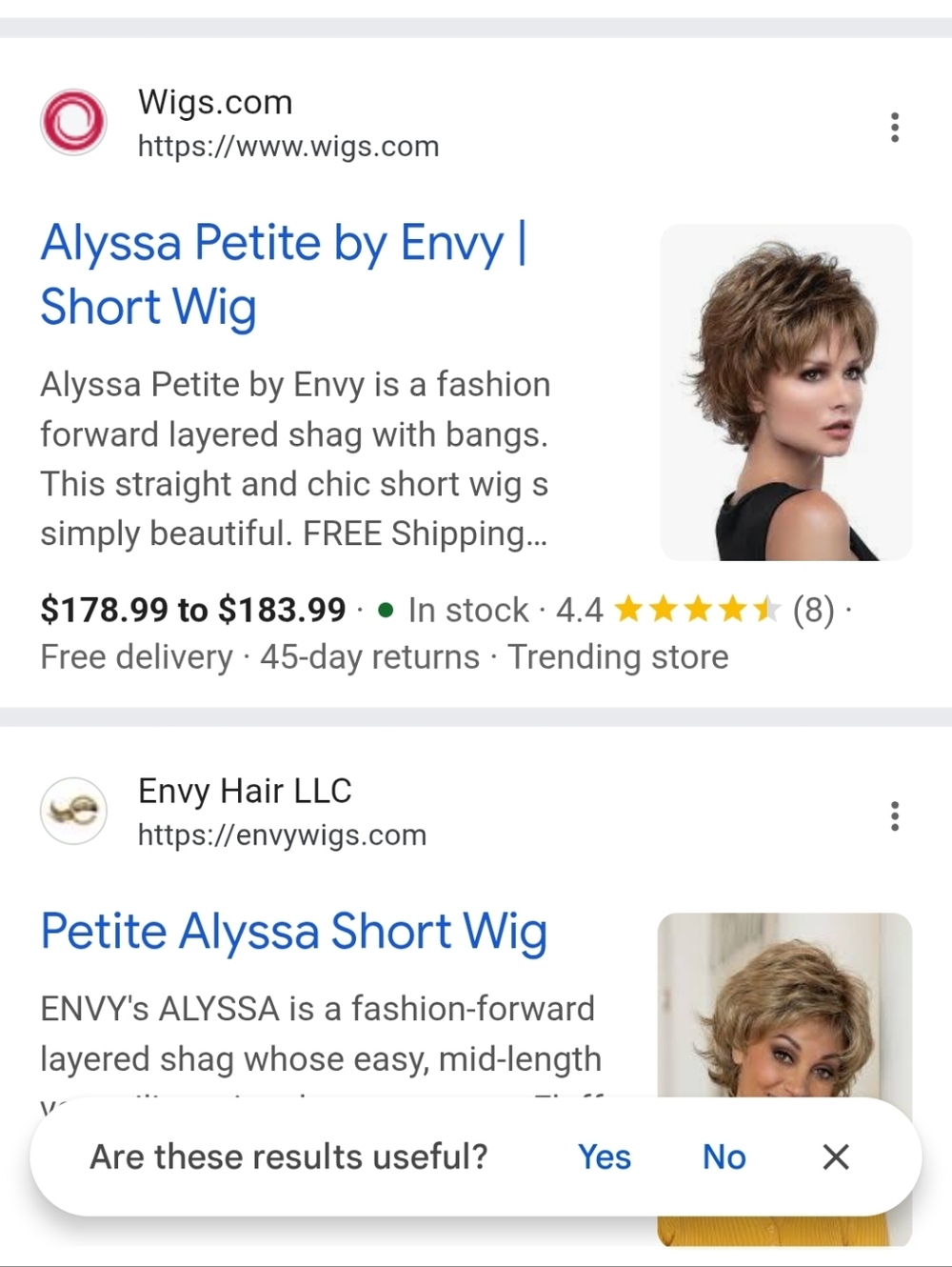 Natural-Look Short Layered Women’s Wig - Brown By ENVY WIGS - Picture 10 of 11